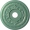 Ekena Millwork Baltimore PVC Medallion (Canopies up to 7 3/4"), 19"OD x 3 1/2"ID x 1"P, Metallic Sea Mist CMP19BAFSM - alternate 1